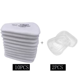 Organic 6001/6002 Filter Cartridge 5N11 Dustproof Cotton Fit For 3M 6200/7502/6800 Gas Mask Chemical Painting Spray Respirator
