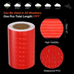 5M Warning Reflective Sticker Honeycomb PVC Night Visibility Waterproof Conspicuity Reflectors Tape Safety Film For Bicycle 10CM