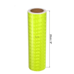 20cm*1M Reflective Tape Fluorescent Yellow High Visibility Reflector Sticker Safety Warning Conspicuity Waterproof Adhesive Film