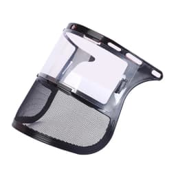 1PCS Stainless Steel Garden Grass Trimmer Safety Helmet Hat With Full Face Mesh Splash Proof Face Screen Safety Protective Mask