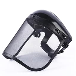 1PCS Stainless Steel Garden Grass Trimmer Safety Helmet Hat With Full Face Mesh Splash Proof Face Screen Safety Protective Mask