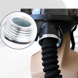 0.5M/1M RD40 Hose For 3M Gas Mask 6800A FM14 05A Respirator Rubber Flexible Scalable Good Airtightness
