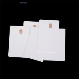 5 Pcs White Contact Sle4428 Chip Smart IC Blank PVC Card With SLE4442 Chip Blank Smart Card Contact IC Card Safety