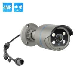 Techage 4MP POE Camera AI Smart Two Way Audio Outdoor Face Detection IP66 Waterproof CCTV Video Surveillance IP Security Camera