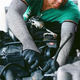 Cut Resistant Level 5 HPPE Construction Automobile Glass Work Arm Sleeve Safety Glove Anti-Puncture Arm Protection Sleeve