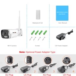 8MP 4K IP Camera Wifi Outdoor Surveillance Home Securtiy Protection CCTV Wi Fi Camara 5MP Video Wi-Fi Waterproof CamHi IP Cam
