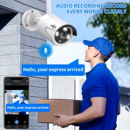 Hiseeu 3/5/8MP WiFi CCTV Camera Security System IR Night Vision Bullet Camera Set 10CH NVR Wireless CCTV Surveillance System