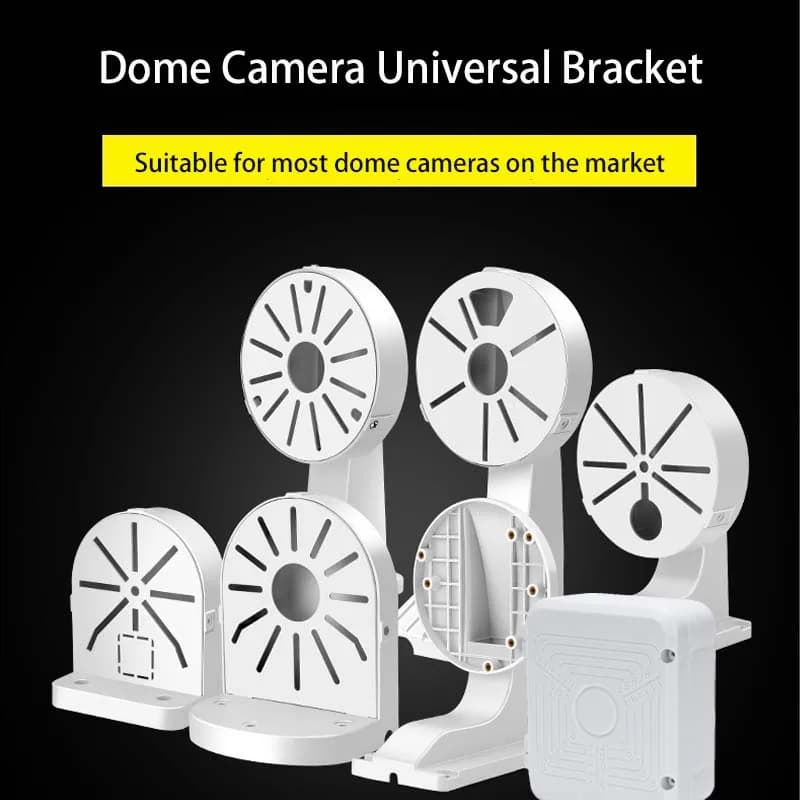 Surveillance Dome Camera Bracket Accessories Thickening Plastic L Type Durable Wall Mount Indoor Outdoor Cable Storage Box