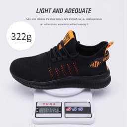 Work Safety Shoes Summer Breathable Men Air Cushion Work Protective Shoes Sneakers Anti-Puncture Work Shoes Male Steel Toe Shoes
