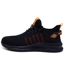Work Safety Shoes Summer Breathable Men Air Cushion Work Protective Shoes Sneakers Anti-Puncture Work Shoes Male Steel Toe Shoes