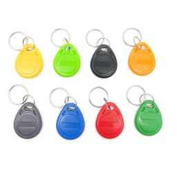 100pcs T5577 Rewritable 125KHz RFID Tag Writable Rewrite Duplicate Proximity Token Keyfobs Ring Copy ID Card Key Fob