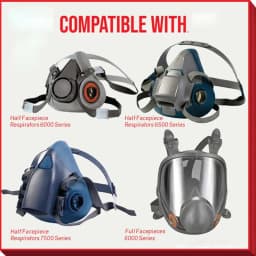 2135/2138 P3 R Particulate Filter with Nuisance Level for 3m 6800 7502 6200 Series Respirator Dust Mask
