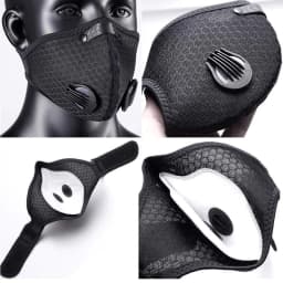 PM2.5 Active Carbon Filter Replacement Protection Anti Dust 5layers Cycling Face Masks Breathing Filter Gasket Cycling Dustproof