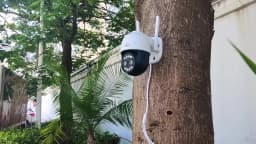 Hiseeu 4K 8MP Dual Lens PTZ Wifi IP Camera 8X Zoom Outdoor HD Full Color Night Vision Human Detection Video Surveillance Cameras