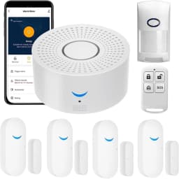 Tuya Wifi Smart Home Alarm System 433mhz Burglar Security Alarm Siren Smart Life App Control Wireless Home Alarm Kits