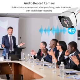 Video Surveillance POE Camera, Security 4K Whit Audio Metal, 48V POE, DC12V, 4MP, 5MP, 8MP, Infrared Night Vision, Waterproof