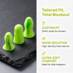 10Pcs Ear Plugs for Noise Reduction Sound Insulation Earplugs Soundproof for Sleep Anti-Noise Sleeping Aid Ear Care S/M/L