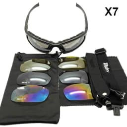 Daisy Tactical Polarized Glasses Outdoor Sport Goggles Sunglasses with 4 Lens Original Box Men Shooting Hiking Eyewear