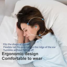 HUAK Sleeping Ear Plugs Noise Reduction Ear Protector Soft Nano Silica Gel Earplug Waterproof Tapones Para Dormir Earplugs