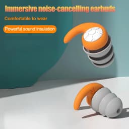 HUAK Sleeping Ear Plugs Noise Reduction Ear Protector Soft Nano Silica Gel Earplug Waterproof Tapones Para Dormir Earplugs