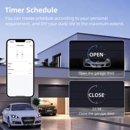 AVATTO WiFi Garage Door Opener Smart App Remote Voice Control Gate Door Switch module Works with Tuya Alexa Google Home Alice