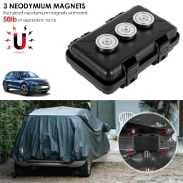 1-2Pcs Upgraded New Magnetic Key Holder Waterproof Under Car Hide Key Box Rustproof Key Hider Multifunctional Box for Spare Box