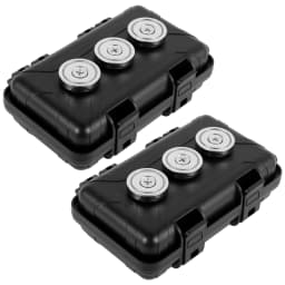 1-2Pcs Upgraded New Magnetic Key Holder Waterproof Under Car Hide Key Box Rustproof Key Hider Multifunctional Box for Spare Box