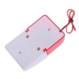 Heavy Duty Strobe Alarm Siren Kit - 120dB LED Flash, Wide Voltage 5-220V for Indoor/Outdoor Home Security Burglar Systems