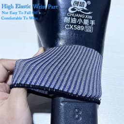Nitrile Coated Oil/Water Resistant Work Gloves Anti-Slip Waterproof Gloves For Garden Repairing Fishing Work Safety Gloves