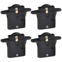 4pcs Sliding Doors Window Rollers Pulley Security Screen Sliding Rollers Wheels Pulley Cupboard Door Wheel Hardware