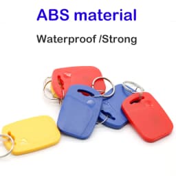 10pcs 2 In 1 Dual Chip Frequency RFID Keyfob 125KHZ T5577 +13.56MHZ UID Rewritable Composite Access Control Key Tags IC+ID