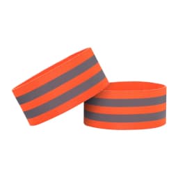 Warning Reflective Bands Elastic Armband Wristband Reflector Tape Ankle Leg Safety Straps for Night Cycling Running Fishing 2Pcs