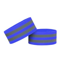 Warning Reflective Bands Elastic Armband Wristband Reflector Tape Ankle Leg Safety Straps for Night Cycling Running Fishing 2Pcs