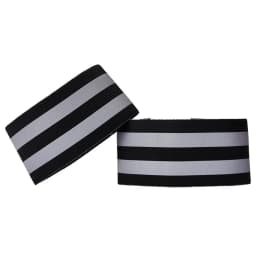 Warning Reflective Bands Elastic Armband Wristband Reflector Tape Ankle Leg Safety Straps for Night Cycling Running Fishing 2Pcs