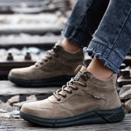 Outdoor Work Shoes Anti Smash Safety Boots Construction Work Shoes Steel Toe Cap Working Boots Puncture-proof Shoes