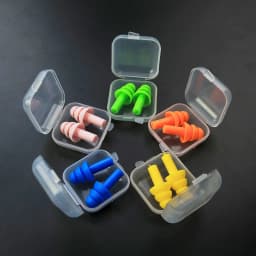 JCD 5Pairs Silicone Ear Plugs Sound Insulation Waterproof Swimming Earplugs Anti-noise Sleeping Plug For Travel Noise Reduction