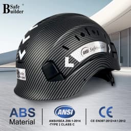 Construction Safety Helmet ABS Hard Hat Adjustable Ventilation System Hardhats Industrial Work Head Protection ANSI/ISEA Z89.1