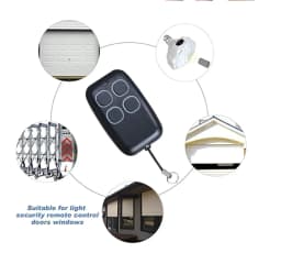 10PCS/50PCS Garage Door Remote Control Duplicator 433MHz 433.92MHz Code Grabber Clone Gate Key Fob Command Hand Transmitter