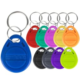 5YOA 10/20pcs 125KHz Read-Only RFID TK4100 EM4100 Proximity Keyfobs Smart Secure Door Entry Access Control ID Keychain Token Tag