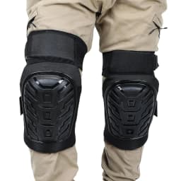 2 Piece Professional Knee Pads for Work Heavy Duty Foam Padding Gel Construction Knee Pads with Strong Double Straps