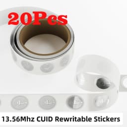 13.56mhz CUID changeable S50 1K RFID Sticker Wet Inlay NFC tag Sector 0 Block 0 UID Rewritable Proximity Card Copy Badge Clone