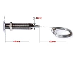 Garage Door Emergency Opener Keyed Release Disconnect Key Lock