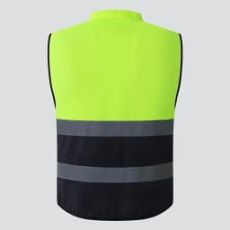 High Brightness Strip Unisex Vest Breathable Workwear Multi Pocket Protective Clothing Safety For Night Running Bike Factory