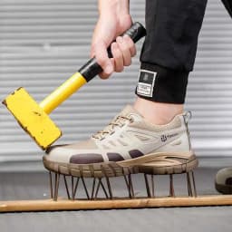 Lightweight plastic steel toe work shoes breathable work shoes women'ssafety shoes weight weight puncture resistant safetyshoes