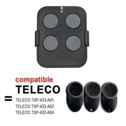 TELECO TXP 433 A01 Garage Door Remote Control Compatible With TELECO TXP-433-A01 TXP-433-A02 TXP-433-A04 433.92MHz Rolling Code