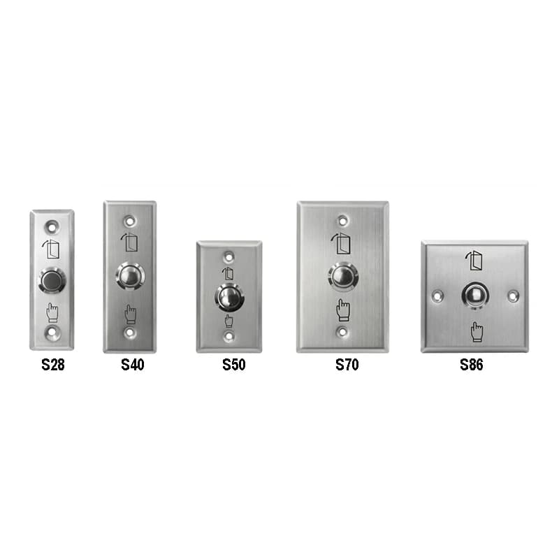 Stainless Steel Door Release Switch Emergency Exit Button for Access Control System