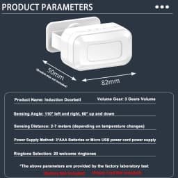 Infrared Induction Welcome Doorbell Custom Voice & 20 Songs Wireless Door Bell Chime PIR Motion Detector Alarm Home Store Office