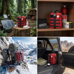 337PCS Portable Emergency Kit Hand Emergency Kit Medical Rescue Kit Car Emergency Outside Travel First Aid Survival Supplies