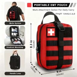 337PCS Portable Emergency Kit Hand Emergency Kit Medical Rescue Kit Car Emergency Outside Travel First Aid Survival Supplies