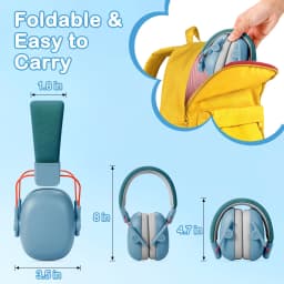 Kids Hearing Protection Earmuffs Baby Ear Defenders Noise Reduction Earmuff For Autism Children Toddlers Reading Sleeping